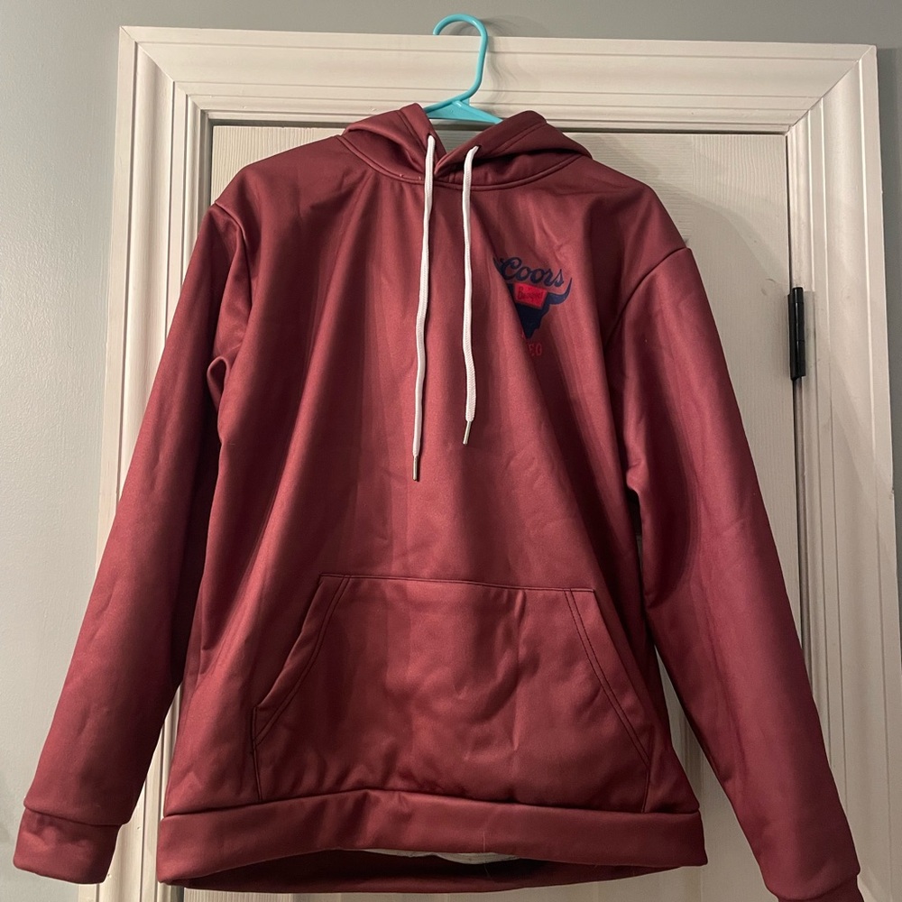 Coors Maroon Hoodie with Logo